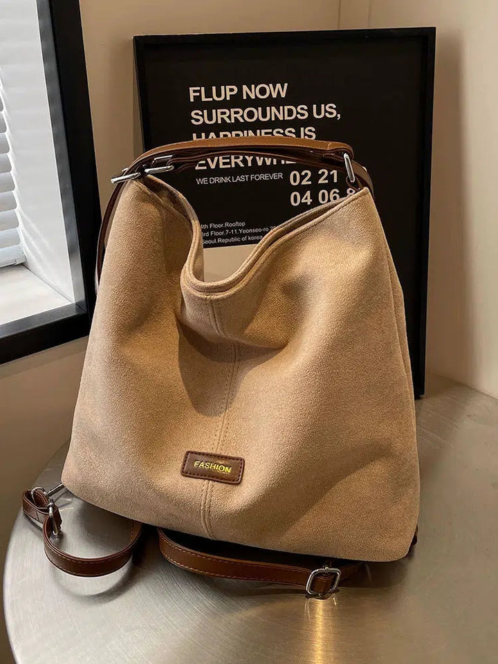 Adjustable Strap Bucket Bag