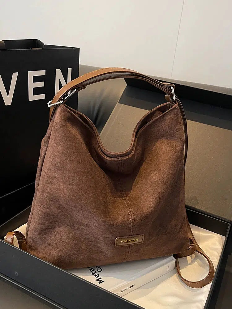 Adjustable Strap Bucket Bag