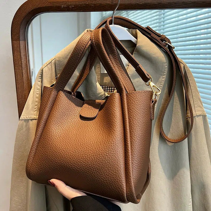 Adjustable Strap Bucket Shaped Bag