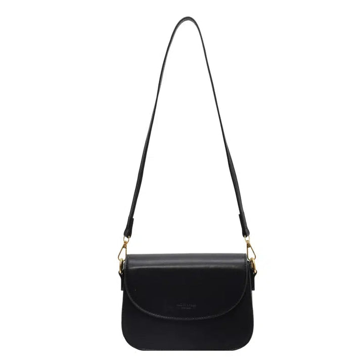 Adjustable Strap Leather Crossbody Bag