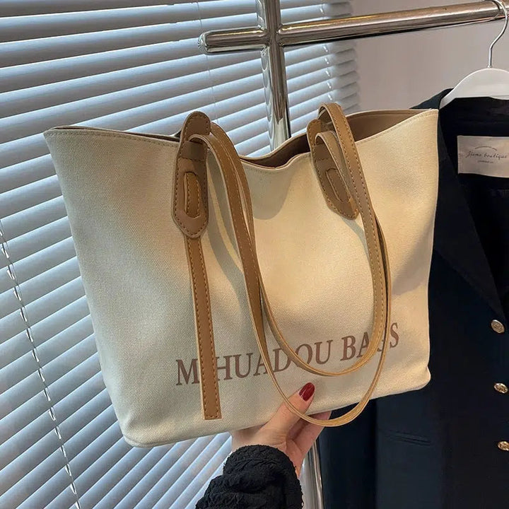 Adjustable Straps Canvas Shoulder Bag