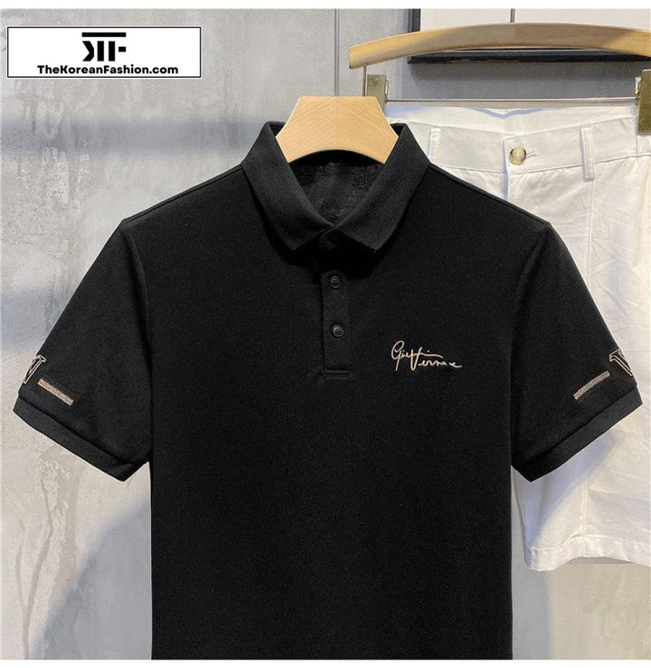 Art Embroidery Polo T-Shirt
