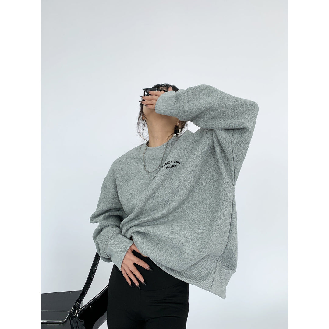 Back Print Oversized Sweatshirt