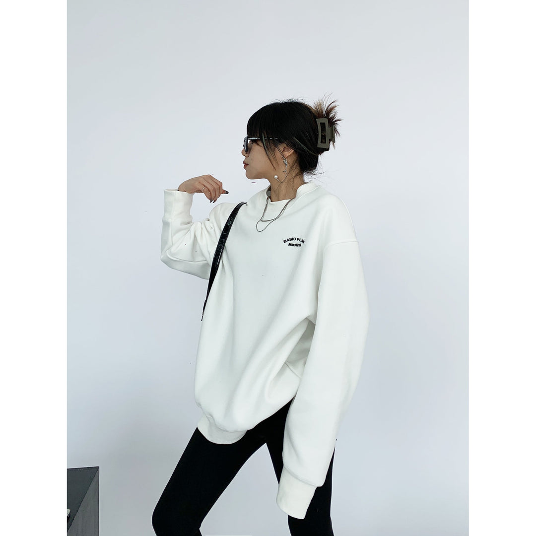 Back Print Oversized Sweatshirt
