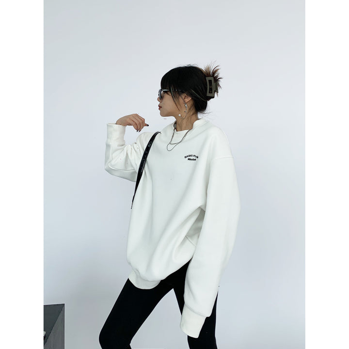 Back Print Oversized Sweatshirt