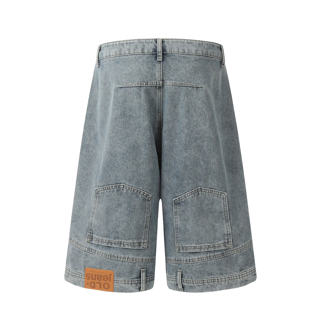Backwards Fit Denim Shorts