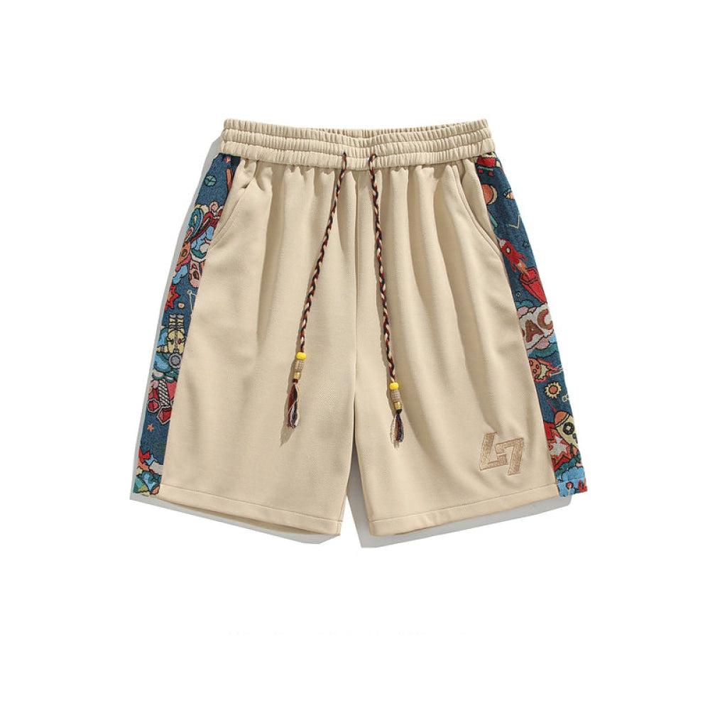 Casual Embroidery Sports Shorts