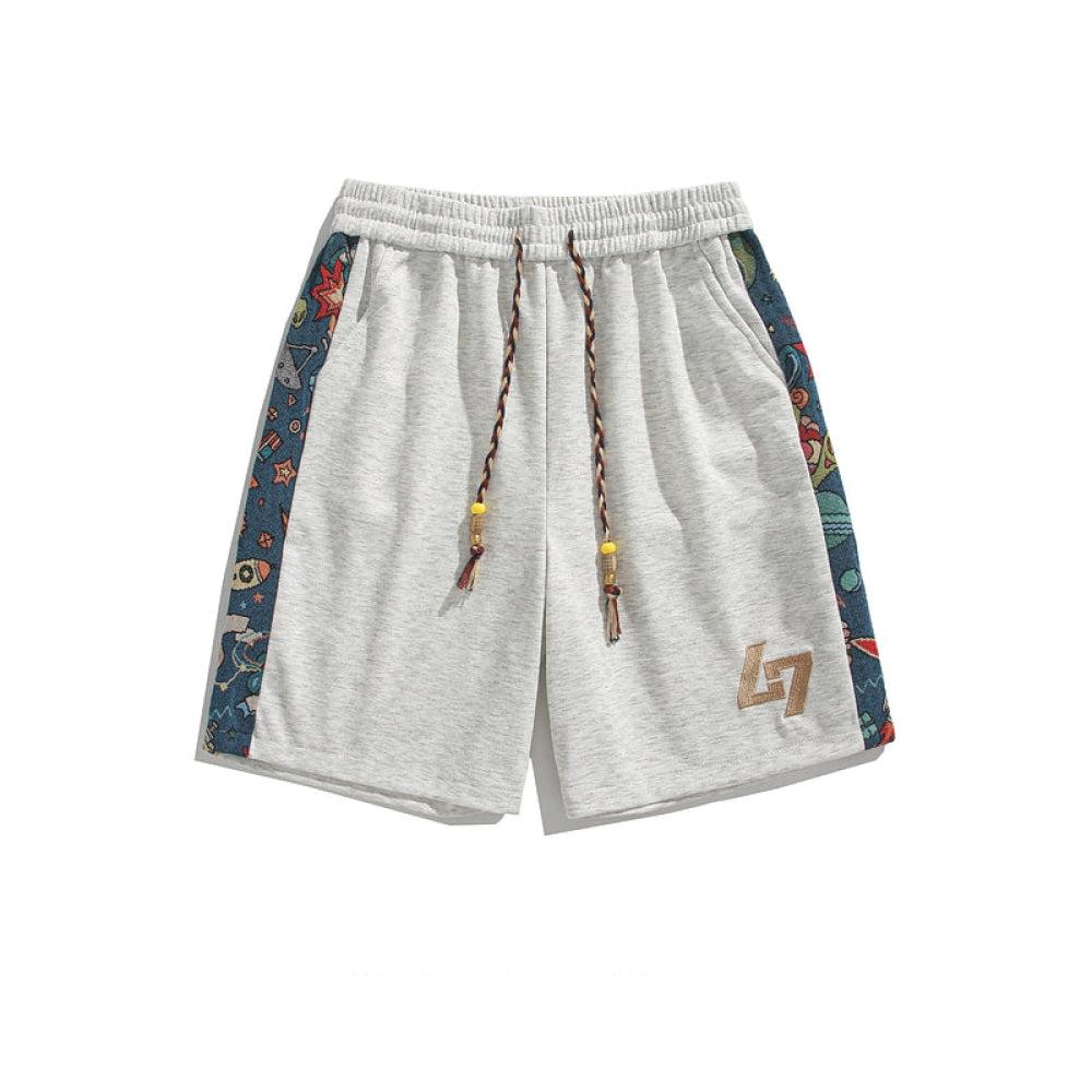 Casual Embroidery Sports Shorts