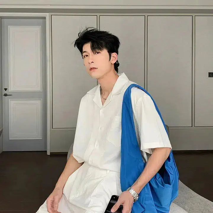 Casual Fit Short Sleeve Shirt & Shorts