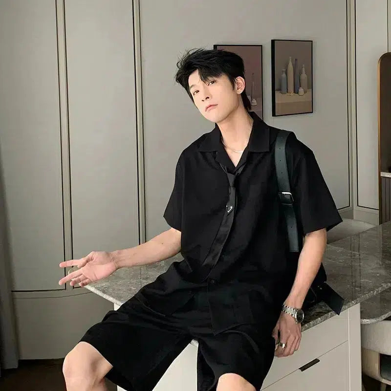 Casual Fit Short Sleeve Shirt & Shorts