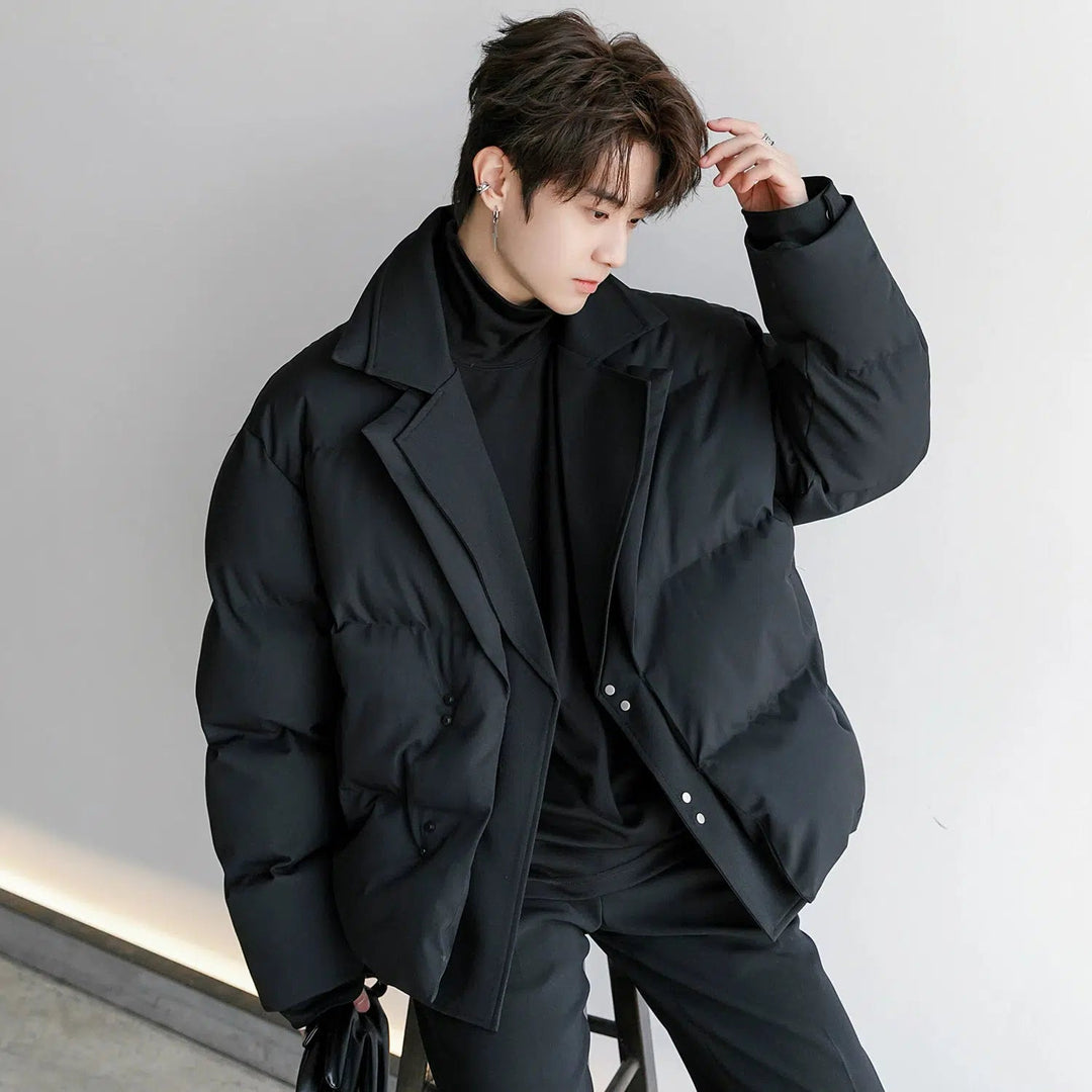 Two-piece Suit Collar Cotton Jacket