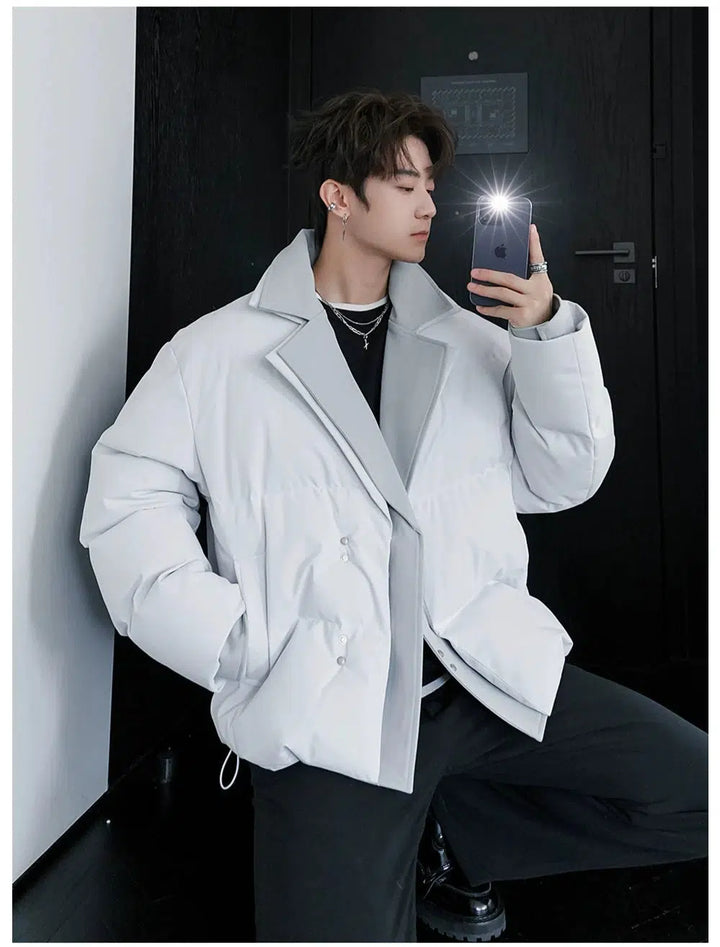 Two-piece Suit Collar Cotton Jacket