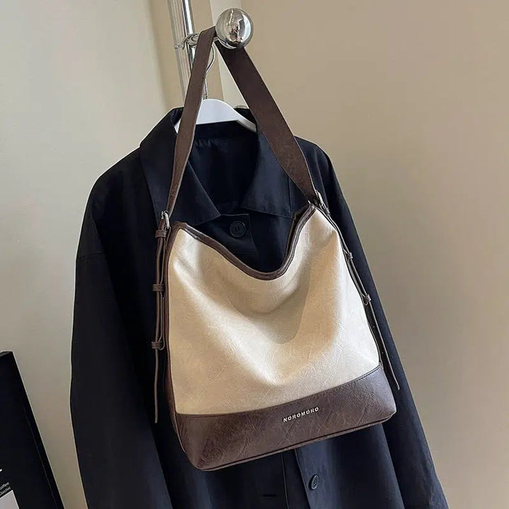 Casual Leather Shoulder Bag