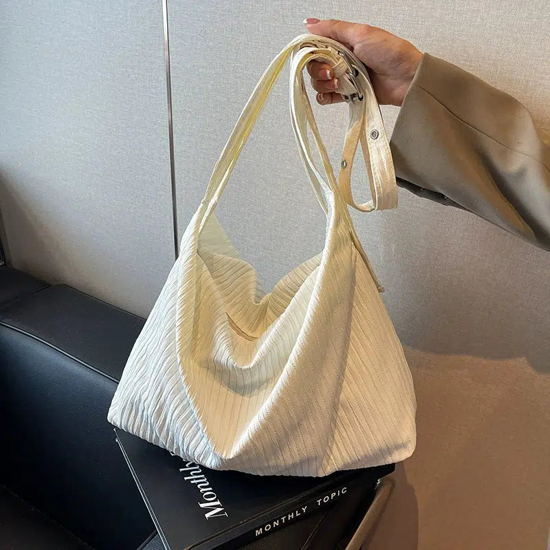 Casual Pleated Shoulder Bag