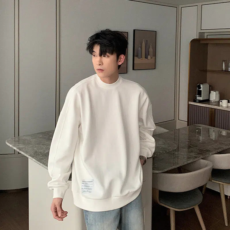 Casual Round Neck Sweatshirt