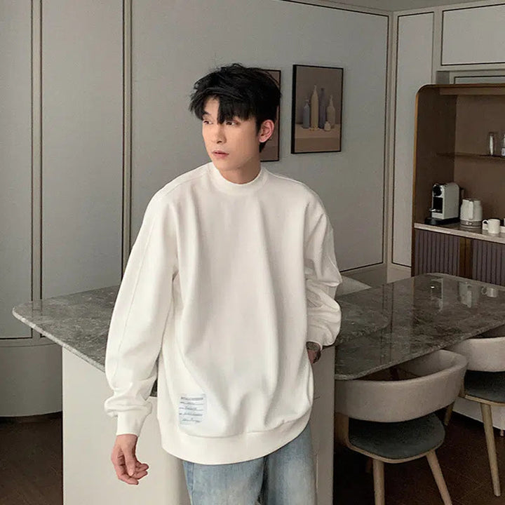 Casual Round Neck Sweatshirt