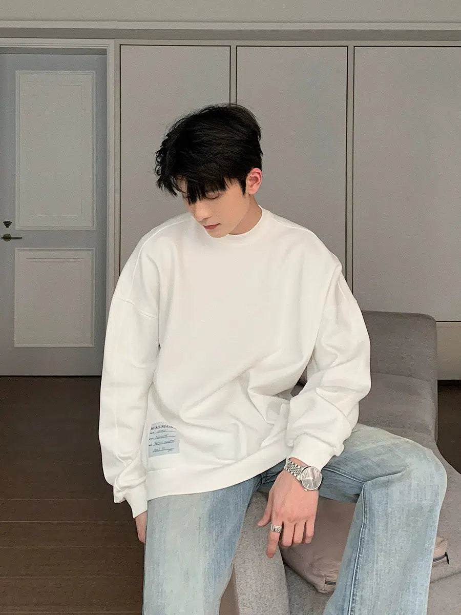 Casual Round Neck Sweatshirt