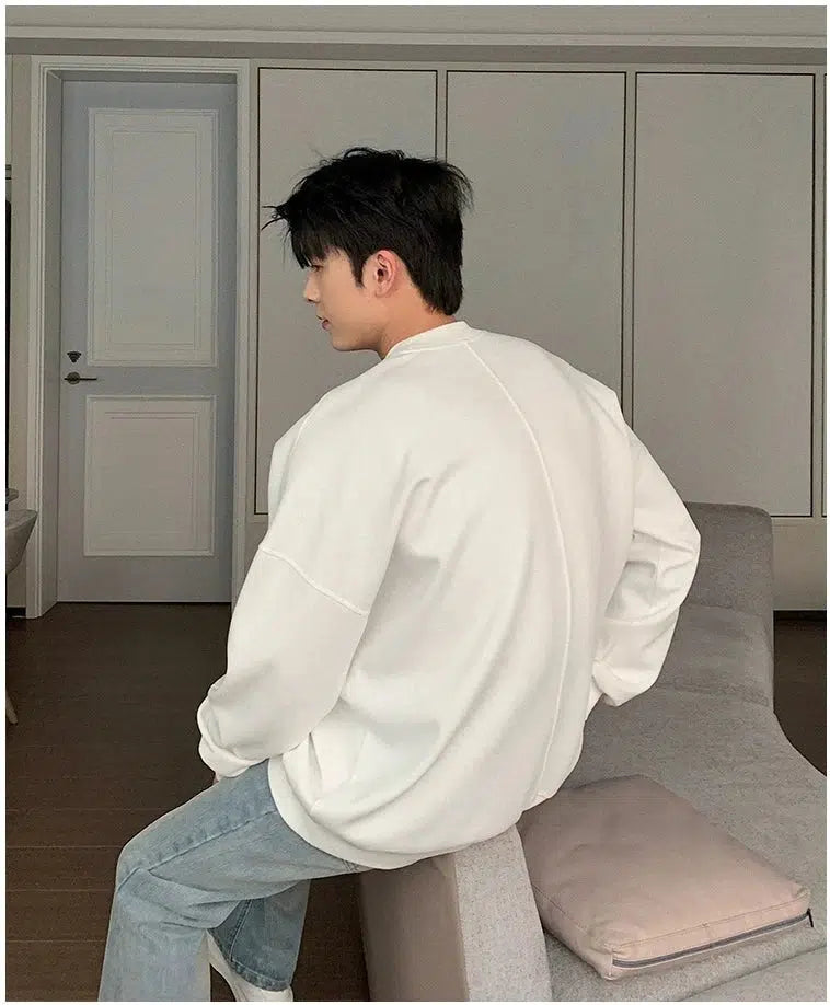 Casual Round Neck Sweatshirt