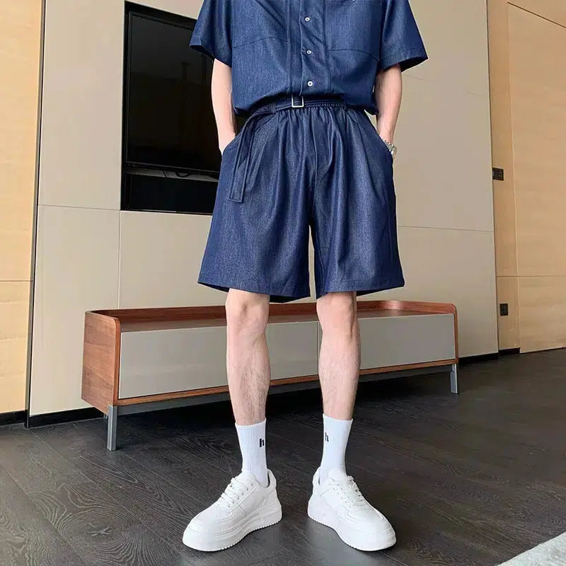 Casual Two-Piece Denim Set