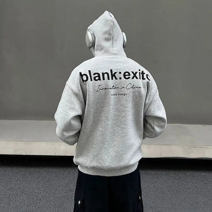 Casual Zip-Up Hoodie Sweatshirt