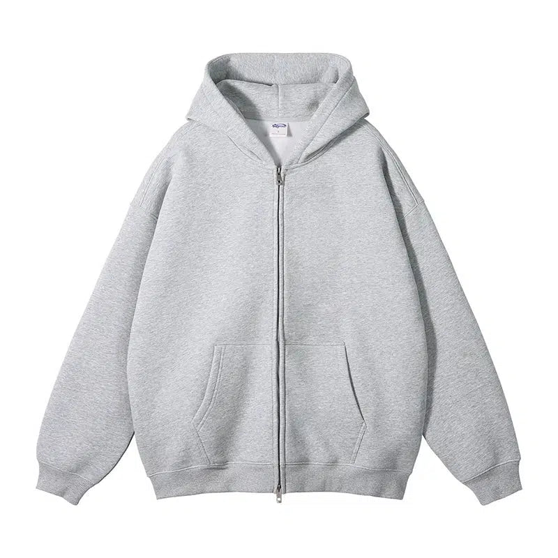 Casual Zip-Up Hoodie Sweatshirt