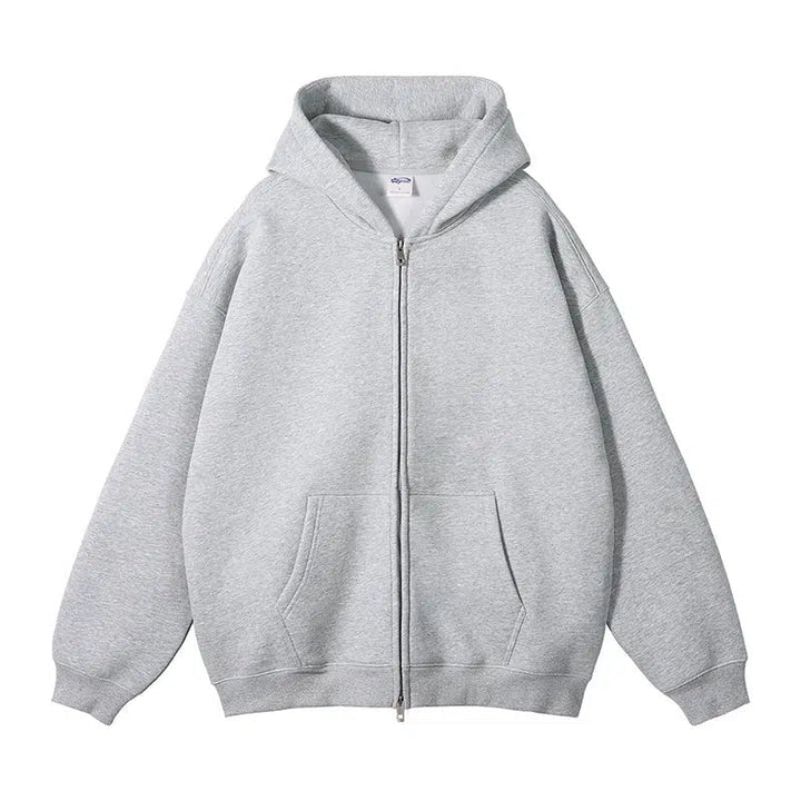 Casual Zip-Up Hoodie Sweatshirt