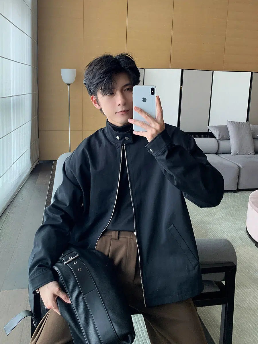 Casual Zip-Up Jacket