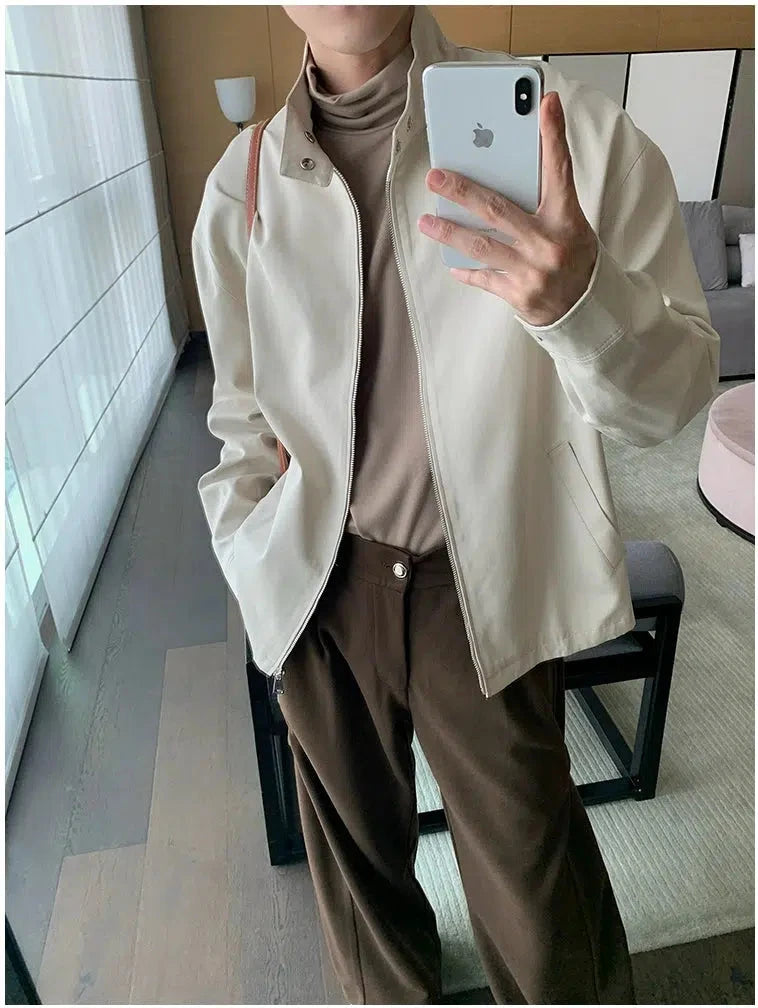 Casual Zip-Up Jacket