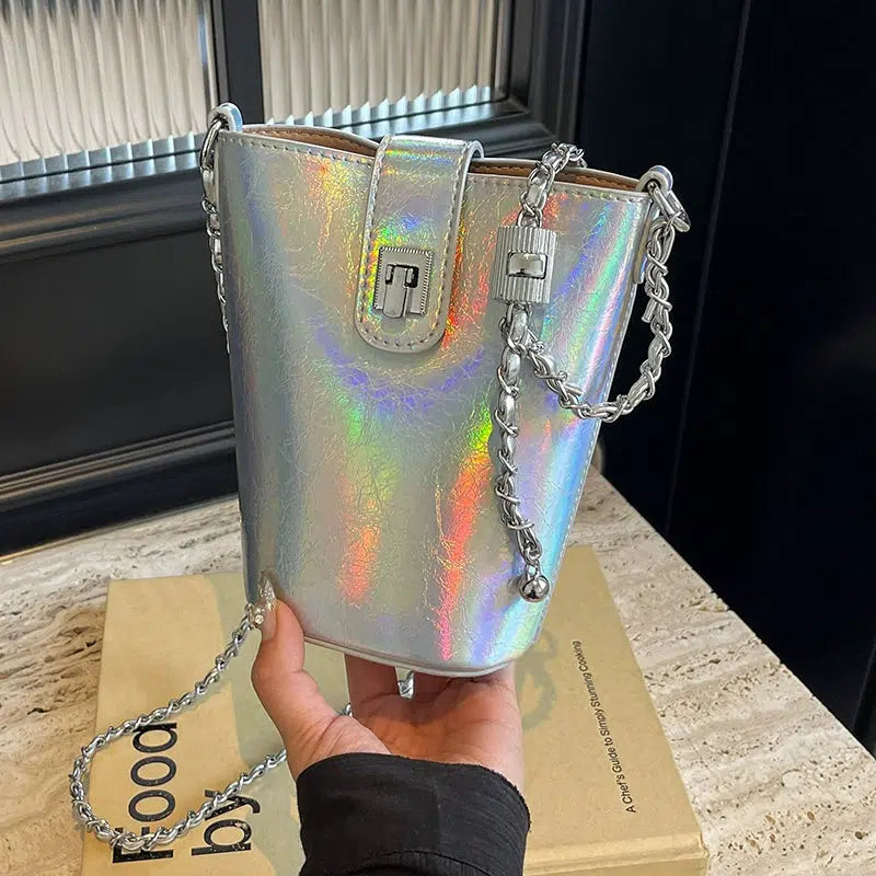 Chain Strap Bucket Bag