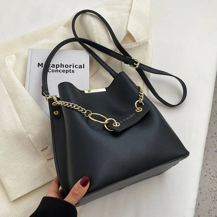 Chain Strap Inner Compartment Bucket Bag