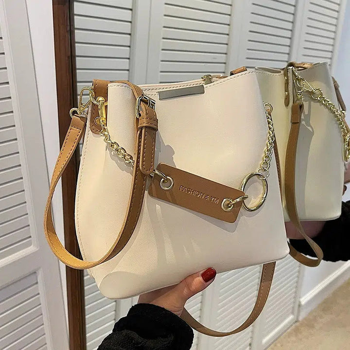 Chain Strap Inner Compartment Bucket Bag