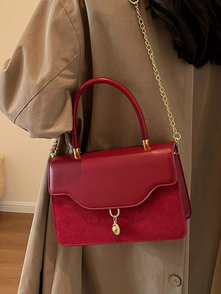 Chain Strap Small Square Handbag