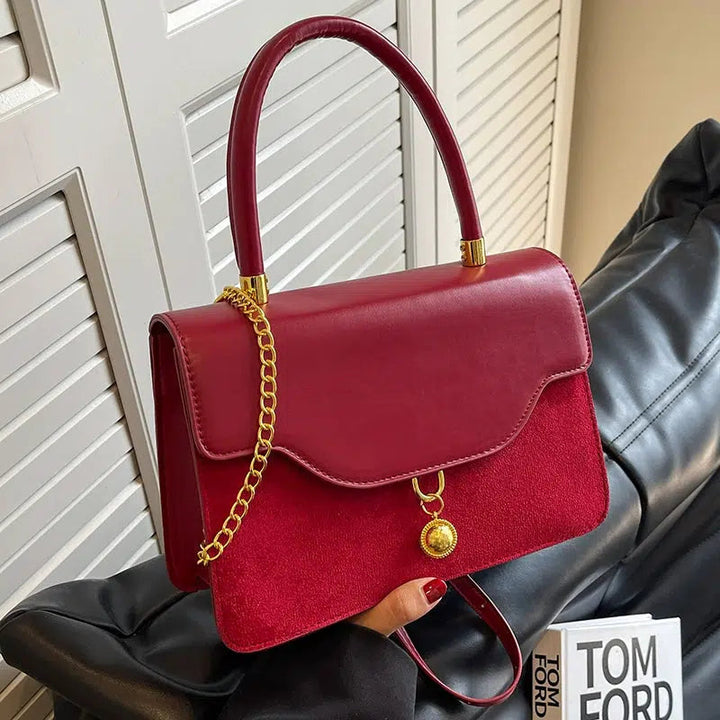 Chain Strap Small Square Handbag