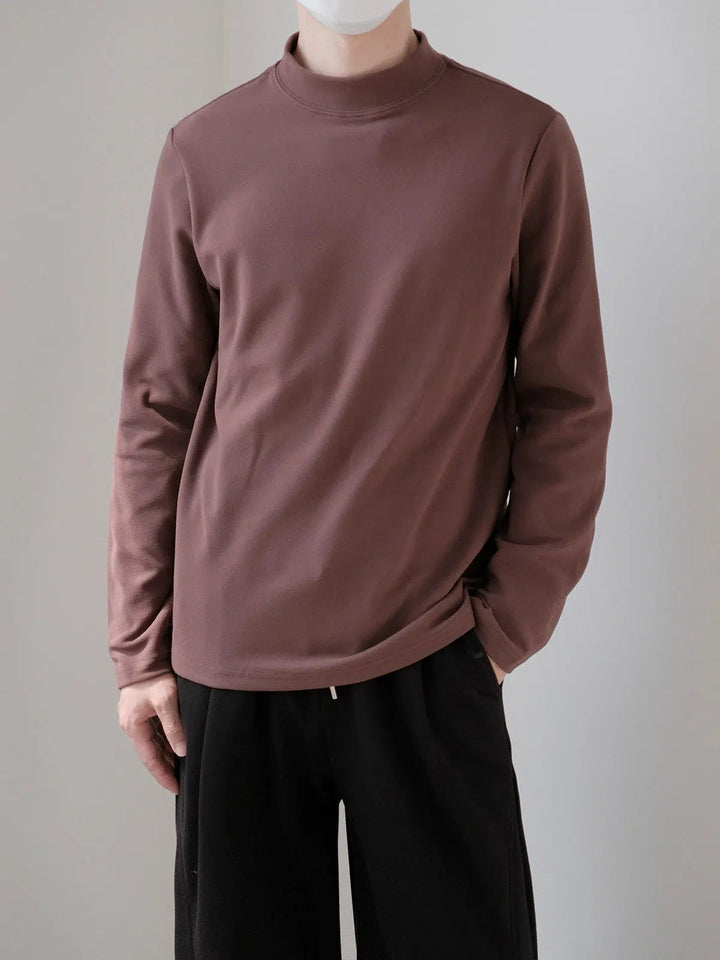 Classic Mock Neck Pullover