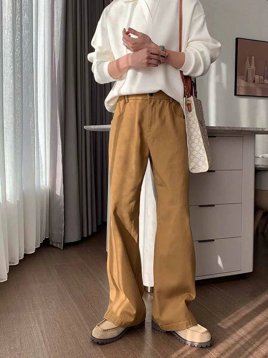 Cleanfit Wide-Leg Denim Pants