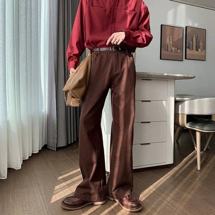 Cleanfit Wide-Leg Denim Pants