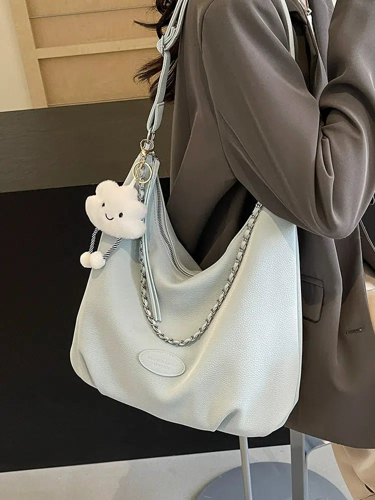Cloud Charm Chain Strap Shoulder Bag