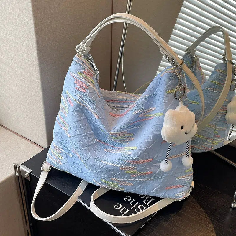 Cloud Charm Quilted Shoulder Bag