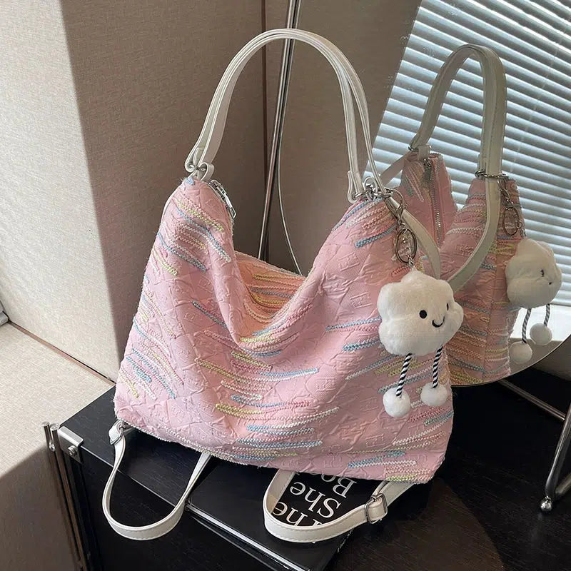 Cloud Charm Quilted Shoulder Bag