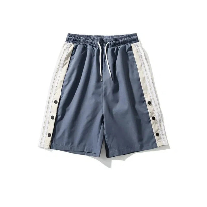 Color Block Track Shorts