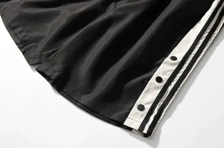 Color Block Track Shorts