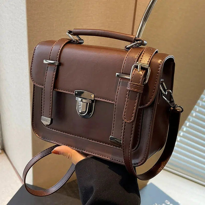 Compact Buckled Crossbody Bag