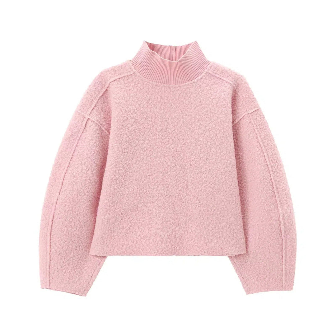 Cozy Fleece Turtleneck Sweatshirt