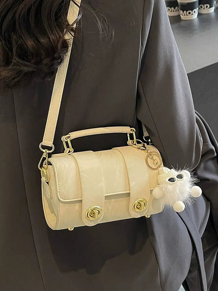 Cute Accessory Handle Crossbody Bag