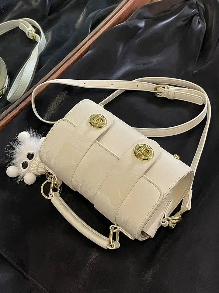 Cute Accessory Handle Crossbody Bag