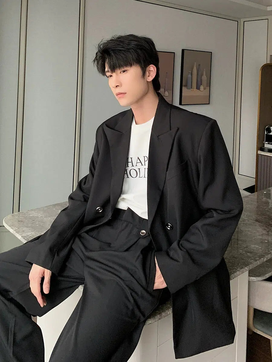 Double-breasted Casual Suit