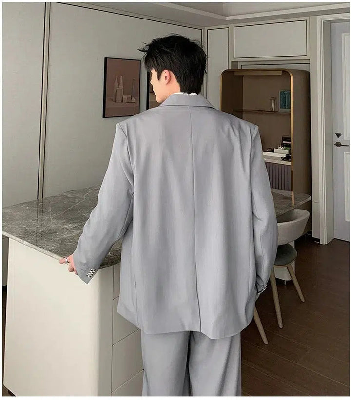 Double-breasted Casual Suit
