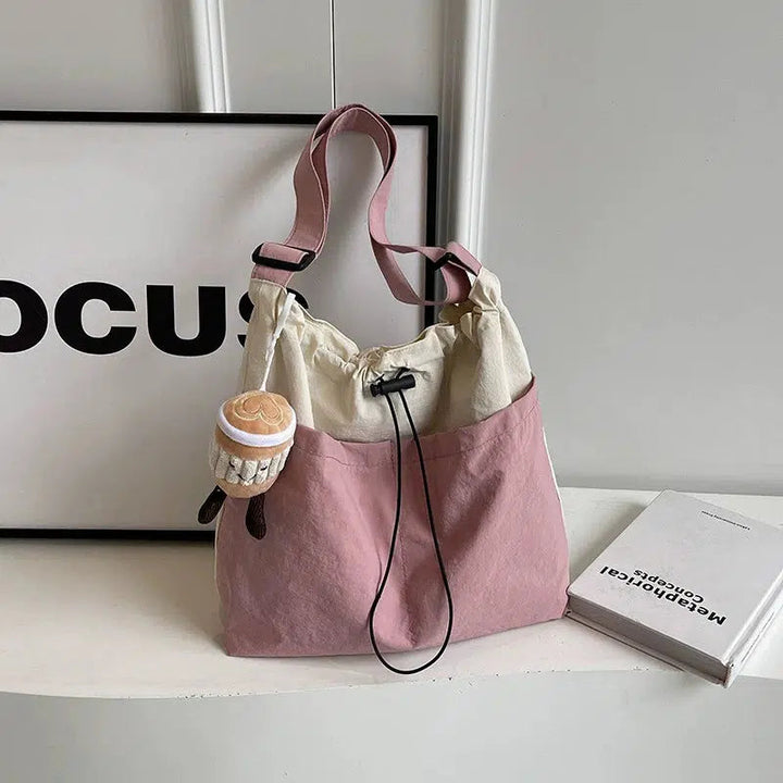 Drawstring Casual Shoulder Bag