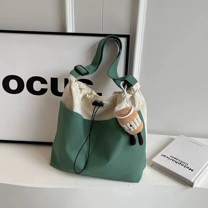 Drawstring Casual Shoulder Bag