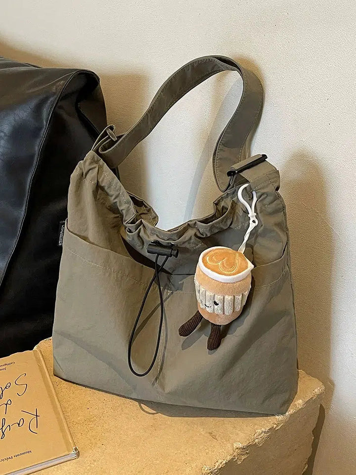 Drawstring Casual Shoulder Bag